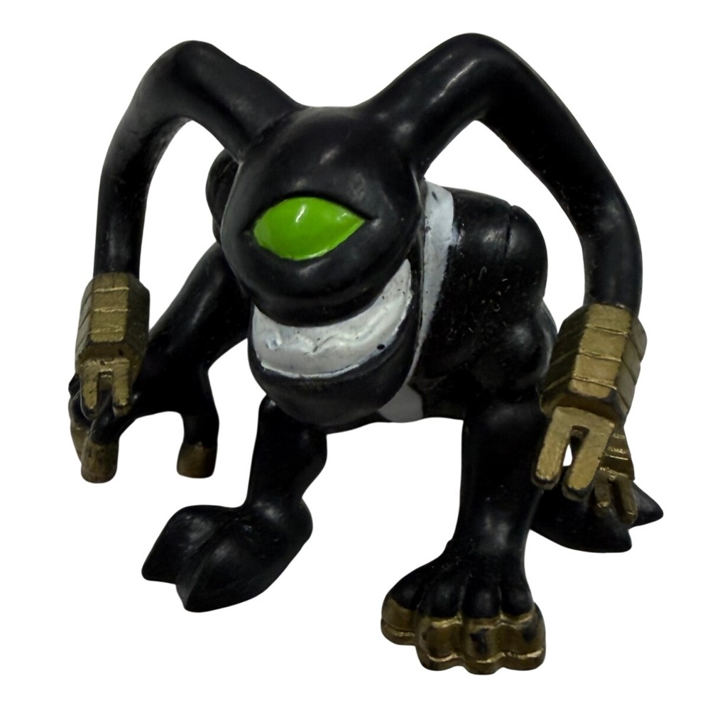 Ben 10 Feedback Action Figure Omniverse Cartoon Network Black Green Alien 2 Inch